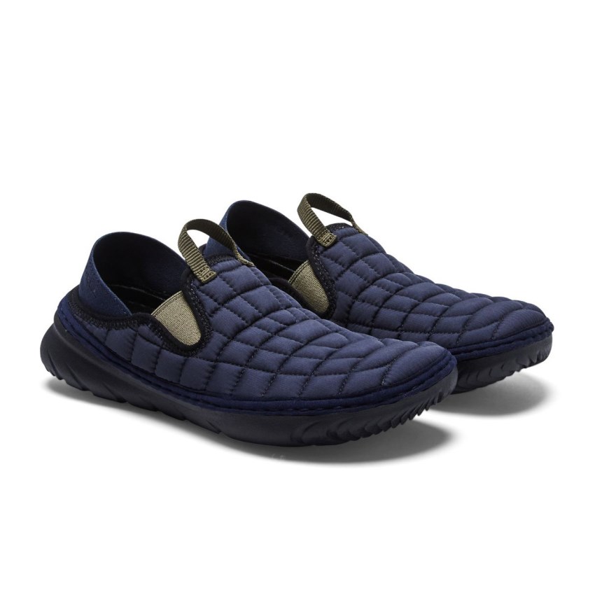 Chaussure Casual Merrell Hut Moc Bleu Marine Femme | C.G.IUUZ